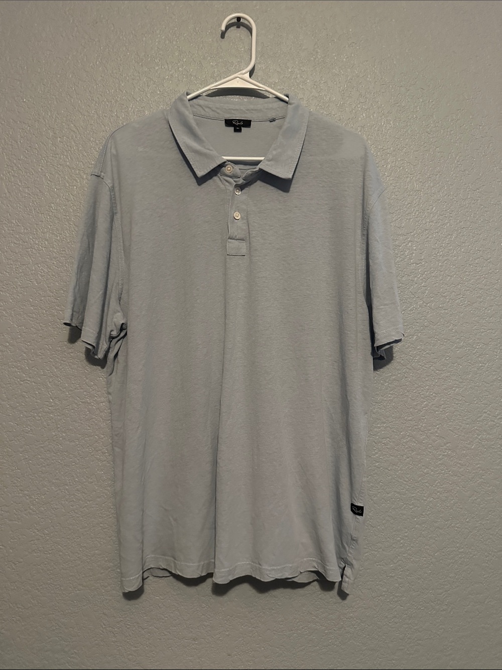 Rails Men's Pale Blue Polo Golf Shirt
